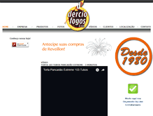 Tablet Screenshot of derciofogos.com.br